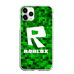 Чехол iPhone 11 Pro матовый Roblox, цвет: 3D-белый