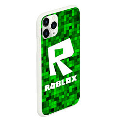 Чехол iPhone 11 Pro матовый Roblox, цвет: 3D-белый — фото 2