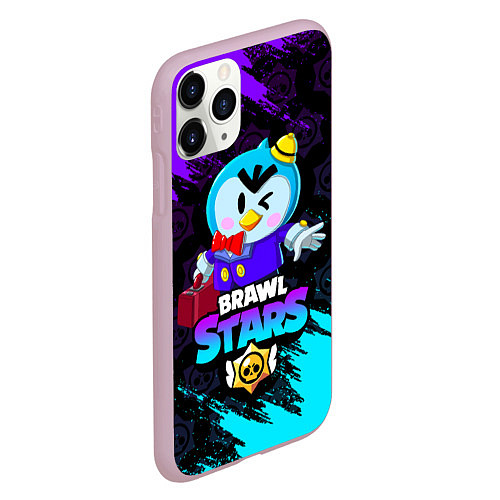 Чехол iPhone 11 Pro матовый BRAWL STARS MRP / 3D-Розовый – фото 2