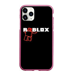 Чехол iPhone 11 Pro матовый Роблокс Roblox