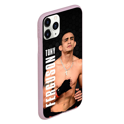 Чехол iPhone 11 Pro матовый EL CUCUY Tony Ferguson / 3D-Розовый – фото 2