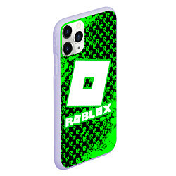 Чехол iPhone 11 Pro матовый Roblox, цвет: 3D-светло-сиреневый — фото 2