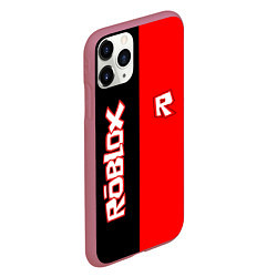 Чехол iPhone 11 Pro матовый ROBLOX, цвет: 3D-малиновый — фото 2