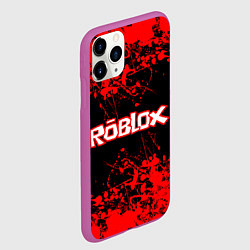Чехол iPhone 11 Pro матовый Roblox, цвет: 3D-фиолетовый — фото 2
