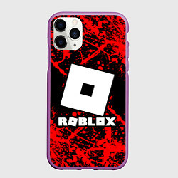 Чехол iPhone 11 Pro матовый Roblox, цвет: 3D-фиолетовый