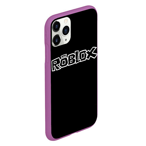 Чехол iPhone 11 Pro матовый Roblox / 3D-Фиолетовый – фото 2