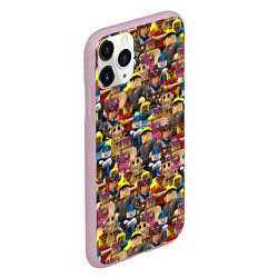 Чехол iPhone 11 Pro матовый ROBLOX, цвет: 3D-розовый — фото 2