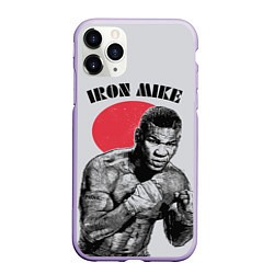 Чехол iPhone 11 Pro матовый Iron Mike, цвет: 3D-светло-сиреневый