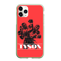 Чехол iPhone 11 Pro матовый Tyson, цвет: 3D-салатовый