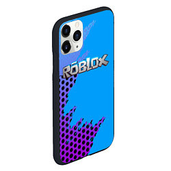 Чехол iPhone 11 Pro матовый Roblox, цвет: 3D-черный — фото 2