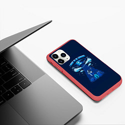 Чехол iPhone 11 Pro матовый Ufo, цвет: 3D-красный — фото 2