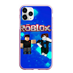 Чехол iPhone 11 Pro матовый ROBLOX, цвет: 3D-розовый
