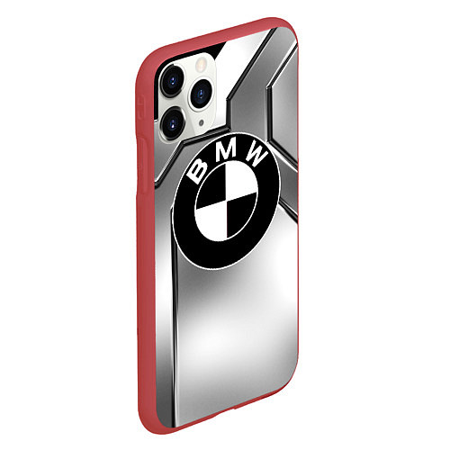 Чехол iPhone 11 Pro матовый BMW / 3D-Красный – фото 2