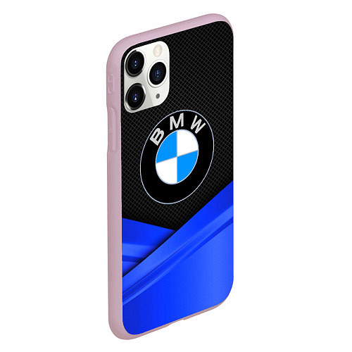 Чехол iPhone 11 Pro матовый BMW / 3D-Розовый – фото 2