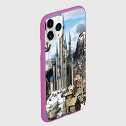 Чехол iPhone 11 Pro матовый HEROES, цвет: 3D-фиолетовый — фото 2