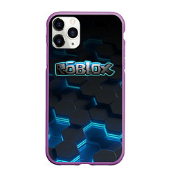 Чехол iPhone 11 Pro матовый Roblox Neon Hex