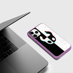 Чехол iPhone 11 Pro матовый Hollow Knight, цвет: 3D-фиолетовый — фото 2