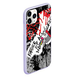 Чехол iPhone 11 Pro матовый Green Day - Father of All MF, цвет: 3D-светло-сиреневый — фото 2