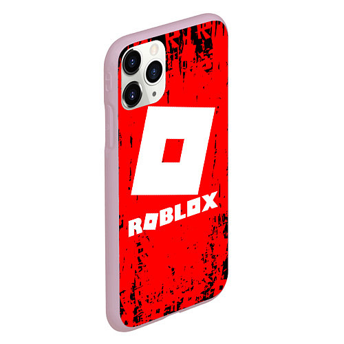 Чехол iPhone 11 Pro матовый ROBLOX / 3D-Розовый – фото 2