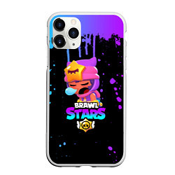 Чехол iPhone 11 Pro матовый BRAWL STARS SANDY, цвет: 3D-белый