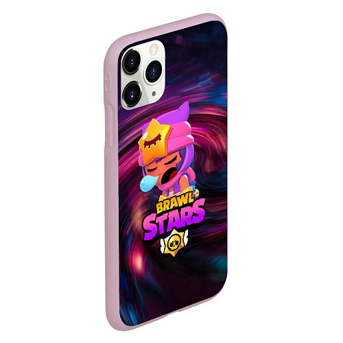 Чехол iPhone 11 Pro матовый BRAWL STARS SANDY / 3D-Розовый – фото 2