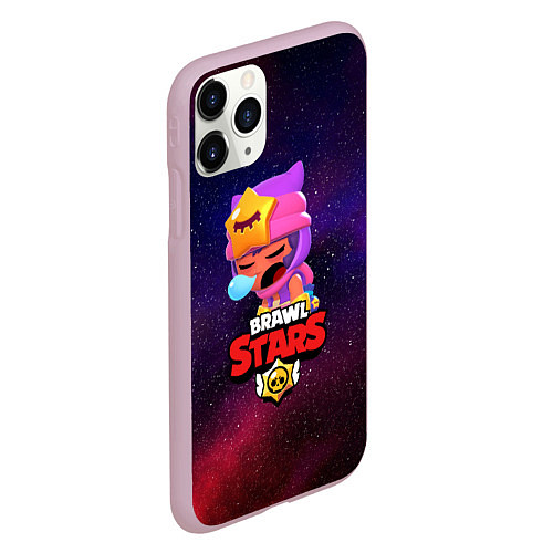 Чехол iPhone 11 Pro матовый BRAWL STARS SANDY / 3D-Розовый – фото 2