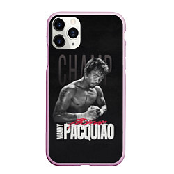 Чехол iPhone 11 Pro матовый Manny Pacquiao