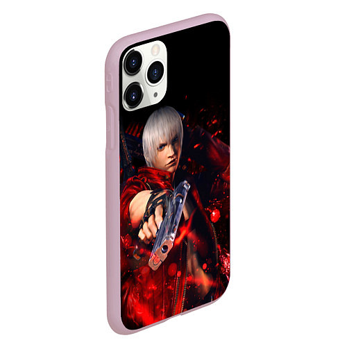 Чехол iPhone 11 Pro матовый DEVIL MAY CRY DMC / 3D-Розовый – фото 2