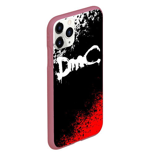 Чехол iPhone 11 Pro матовый DEVIL MAY CRY DMC / 3D-Малиновый – фото 2