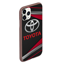 Чехол iPhone 11 Pro матовый TOYOTA, цвет: 3D-коричневый — фото 2