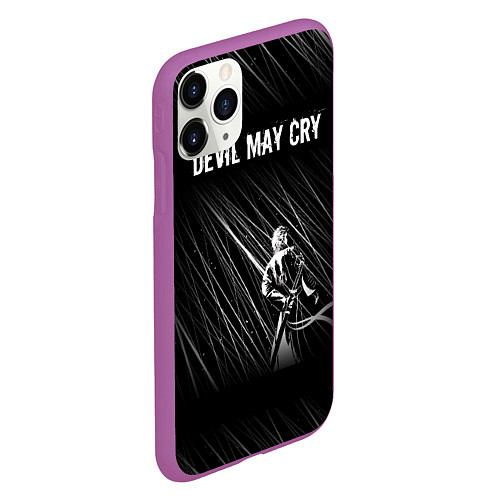 Чехол iPhone 11 Pro матовый Devil May Cry / 3D-Фиолетовый – фото 2
