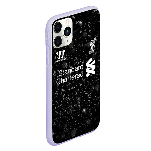 Чехол iPhone 11 Pro матовый Liverpool / 3D-Светло-сиреневый – фото 2