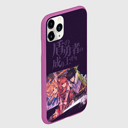 Чехол iPhone 11 Pro матовый Raphtalia, цвет: 3D-фиолетовый — фото 2