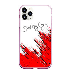 Чехол iPhone 11 Pro матовый DEVIL MAY CRY, цвет: 3D-розовый