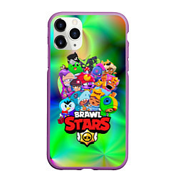 Чехол iPhone 11 Pro матовый BRAWL STARS