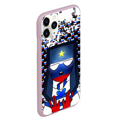 Чехол iPhone 11 Pro матовый CountryHumans, цвет: 3D-розовый — фото 2