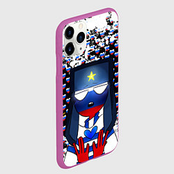 Чехол iPhone 11 Pro матовый CountryHumans, цвет: 3D-фиолетовый — фото 2