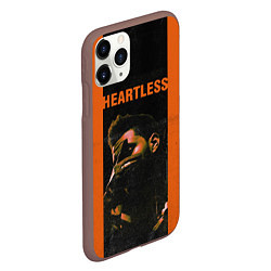 Чехол iPhone 11 Pro матовый HEARTLESS, цвет: 3D-коричневый — фото 2