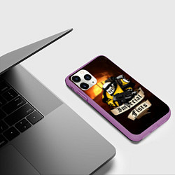 Чехол iPhone 11 Pro матовый Imperial Fists W40000, цвет: 3D-фиолетовый — фото 2