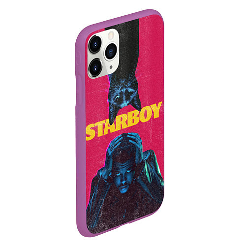 Чехол iPhone 11 Pro матовый STARBOY / 3D-Фиолетовый – фото 2