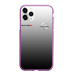 Чехол iPhone 11 Pro матовый NISSAN NISMO, цвет: 3D-фиолетовый