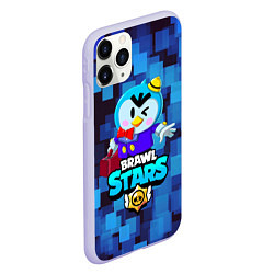 Чехол iPhone 11 Pro матовый BRAWL STARS MRP, цвет: 3D-светло-сиреневый — фото 2