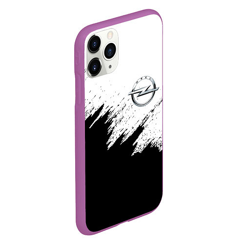 Чехол iPhone 11 Pro матовый Opel / 3D-Фиолетовый – фото 2