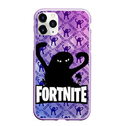 Чехол iPhone 11 Pro матовый ЪУЪ FORTNITE, цвет: 3D-сиреневый