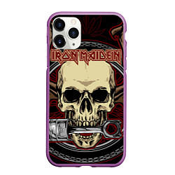 Чехол iPhone 11 Pro матовый Iron Maiden, цвет: 3D-фиолетовый