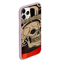 Чехол iPhone 11 Pro матовый Iron Maiden, цвет: 3D-розовый — фото 2