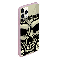 Чехол iPhone 11 Pro матовый Iron Maiden, цвет: 3D-розовый — фото 2