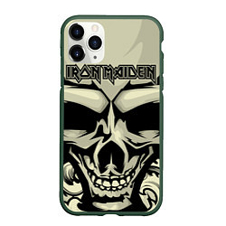 Чехол iPhone 11 Pro матовый Iron Maiden, цвет: 3D-темно-зеленый