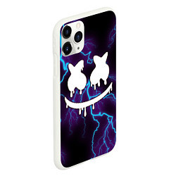 Чехол iPhone 11 Pro матовый Marshmello, цвет: 3D-белый — фото 2