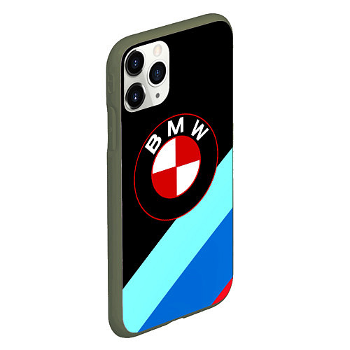 Чехол iPhone 11 Pro матовый BMW / 3D-Темно-зеленый – фото 2